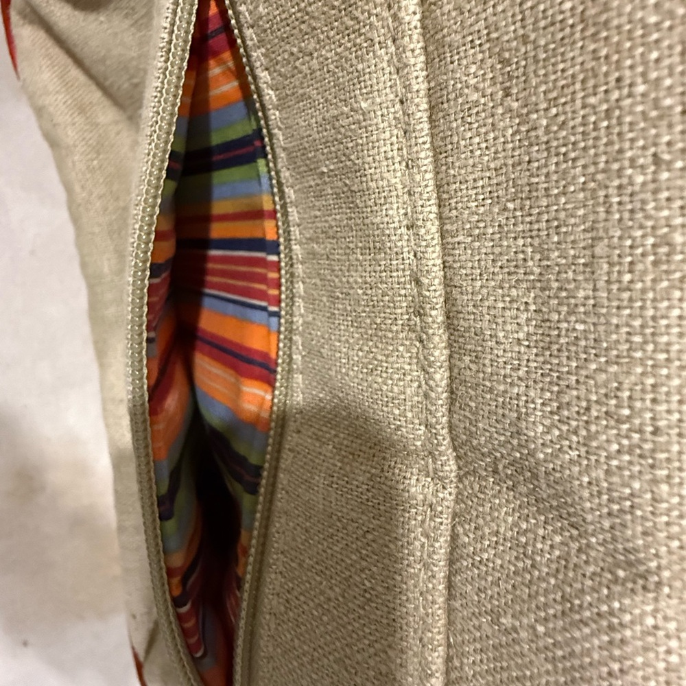 Anne Klein Red and Tan Crossbody Bag - Picture 3 of 9